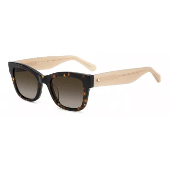 Kate Spade Aimee Square Acetate Sunglasses KSAIMEES086 Black/Grey 50mm