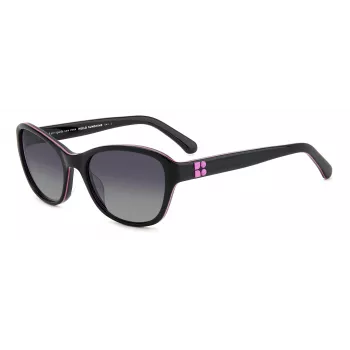 Kate Spade Golda GOLDA-G-S-807 moteriški akiniai nuo saulės – kačių akies acetatinis rėmelis, rudi gradientiniai lęšiai, 56 mm