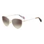 Kate Spade Hailey moteriški akiniai nuo saulės Havana Brown Gradient 55mm