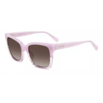 Kate Spade Harlow Women's Sunglasses GSB3V - Havana Acetate Frame, Brown Gradient Lens, 55/20/140 mm