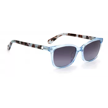 KATE SPADE TABITHASPJPF3 moteriški akiniai nuo saulės - Havana acetatinis rėmelis, rudi gradientiniai lęšiai, 53 mm