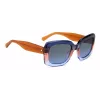 KATE SPADE Moteriški Bellamy kvadratiniai acetatiniai akiniai nuo saulės Havana Brown Gradient 52mm
