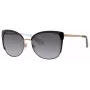 Kate Spade moteriški akiniai nuo saulės Genice - juodi/pilkas gradientas - 57 mm