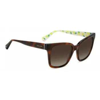 KATE SPADE Women's Harlow Sunglasses GS086F5 - Square Acetate Frame 55/17/140 mm