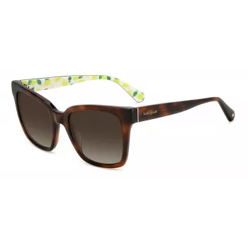 KATE SPADE Women's Harlow Sunglasses GS086F5 - Square Acetate Frame 55/17/140 mm