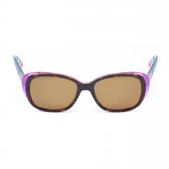 KATE SPADE Moteriški akiniai nuo saulės Hilde-P-S - Dark Havana - Polarizuoti rudi gradientiniai - 54mm