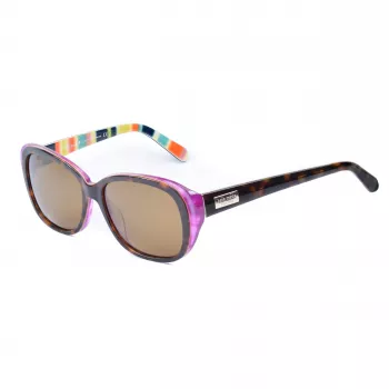 KATE SPADE Moteriški akiniai nuo saulės Hilde-P-S - Dark Havana - Polarizuoti rudi gradientiniai - 54mm
