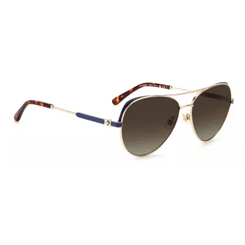 KATE SPADE Women's KATALINAGSLKS Butterfly Sunglasses Dark Havana Grey Gradient 59mm
