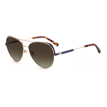 KATE SPADE Women's KATALINAGSLKS Butterfly Sunglasses Dark Havana Grey Gradient 59mm