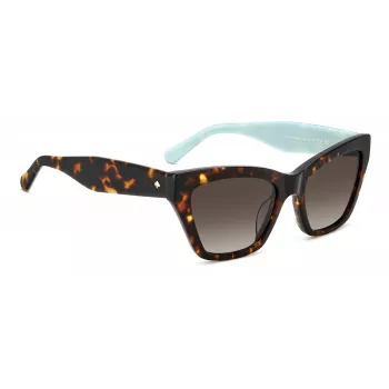 Kate Spade moteriški akiniai nuo saulės FAYGS086F4HA Havana Acetate Brown Gradient 54mm