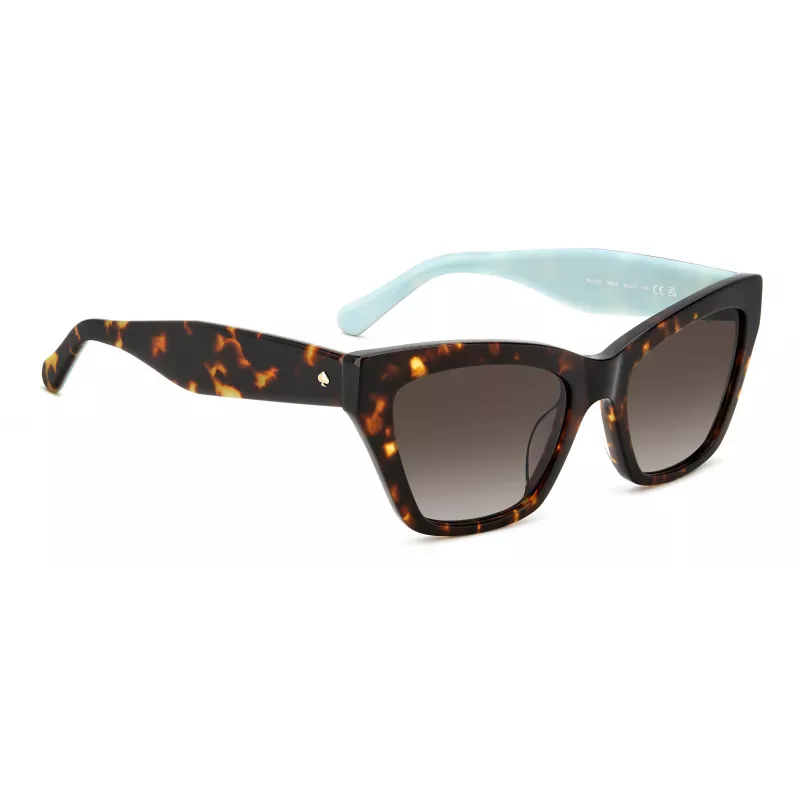 Kate Spade moteriški akiniai nuo saulės FAYGS086F4HA Havana Acetate Brown Gradient 54mm