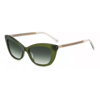 Kate Spade moteriški akiniai nuo saulės MERIDAGS1ED kvadratinis acetatinis rėmelis UV400 apsauga 54mm