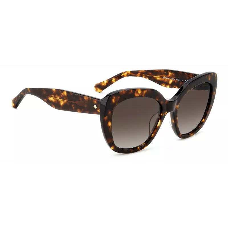 KATE SPADE moteriški akiniai nuo saulės Winslet GS086F – acetatinis rėmelis, UV400 apsauga, 55 mm lęšiai
