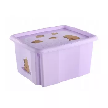 keeeper dėžė su dangčiu 15L Karolina “Capybara” 38x29.5x20.5cm Soft Purple