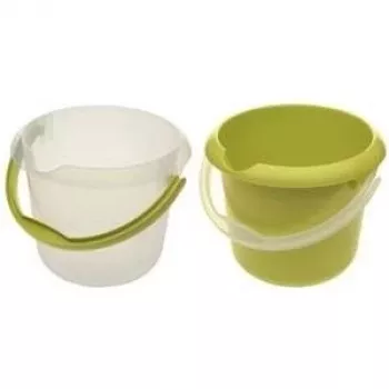 keeeper Mika apvalus valymo kibiras, 5 L, permatomas, ergonomiška rankena, integruota matavimo skalė 1170500100000