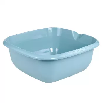 keeeper kvadratinis dubuo 13L Björk 38x38x15 cm Nordic Blue, maisto klasės PP, integruota matavimo skalė ir snapelis
