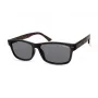 Kenneth Cole KC2985-5801A Vyriški stačiakampiai acetatiniai akiniai nuo saulės - Juodi/Pilkos spalvos 58mm
