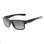 KENNETH COLE MAN KC1246-5801B Akiniai - Blizgantis Juodas Rėmelis, Pilki Polikarbonatiniai Lęšiai, 58mm