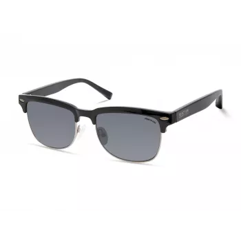 KENNETH COLE MAN KC2972-5301A Akiniai nuo saulės 53/18/145 mm Juodas kvadratinis rėmas Pilki lęšiai