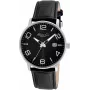 Kenneth Cole vyriškas klasikinis laikrodis IKC8005 su 42 mm nerūdijančio plieno korpusu ir juodu odiniu dirželiu