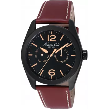 KENNETH COLE Vyriškas laikrodis IKC8063 Analoginis kvarcinis 44mm Nerūdijančio plieno tinklelis