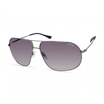 Kenneth Cole Vyrų stačiakampiai akiniai nuo saulės KC2984-6709B - Juodas rėmelis, pilkai dūminiai lęšiai