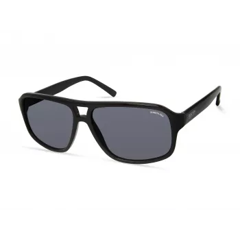 Vyriški Kenneth Cole akiniai nuo saulės KC2986-5805A – juodas rėmelis, pilki lęšiai, 58 mm