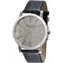 KENNETH COLE Vyriškas laikrodis IKC1931 44mm nerūdijančio plieno korpusas mėlynas ciferblatas ruda oda