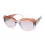 KENNETH COLE Moteriški Akiniai Nuo Saulės KC2966-5383Z Juodas Acetatinis Kvadratinis Rėmas Pilki Gradientiniai Lęšiai 53mm