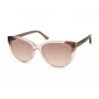 Kenneth Cole moteriški akiniai nuo saulės KC2979-5545F Havana kvadratinis rėmas rudi gradientiniai lęšiai 55mm