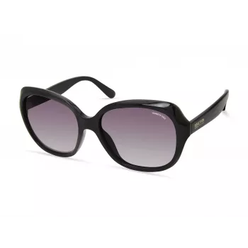 Moteriški Kenneth Cole akiniai nuo saulės KC2980-5601B juodi stačiakampiai 56mm