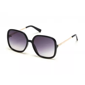 Kenneth Cole moteriški akiniai nuo saulės KC2981-5601B – juodas rėmelis, pilki lęšiai, 56 mm