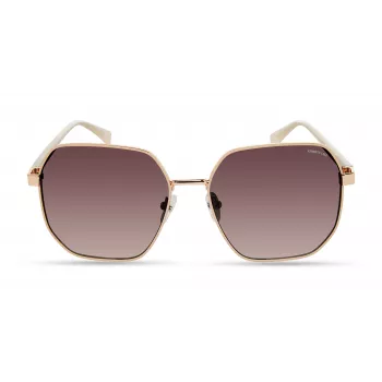 KENNETH COLE Moteriški akiniai nuo saulės KC3000-6028T stačiakampiai rudi vėžlio kiauto rašto 60mm