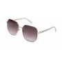 KENNETH COLE Moteriški akiniai nuo saulės KC3000-6028T stačiakampiai rudi vėžlio kiauto rašto 60mm