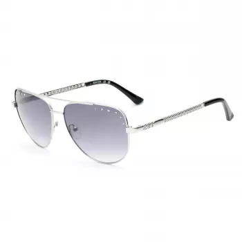 KENNETH COLE moteriški akiniai nuo saulės RN00014-5911B juodi acetatiniai kvadratiniai rėmeliai, dūminiai gradientiniai lęšiai 59/14/145 mm