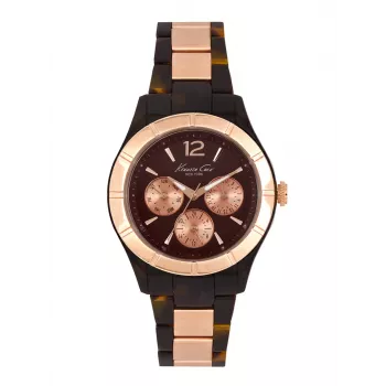 KENNETH COLE Moteriškas Laikrodis IKC0003 38mm Nerūdijantis Plienas Sidabrinis Ciferblatas