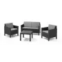 KETER Chicago 3+1 Garden Furniture Set Graphite