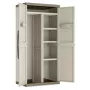 KETER EXCELLENCE XL IT Wardrobe - Aukšta laikymo spinta, 4 lentynos, pilka/juoda, 630L