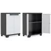 KETER LINEAR CABINET LOW 68x39x90cm Black/Grey
