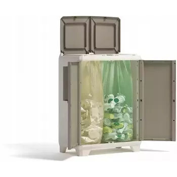 KETER Professional Waste Segregation Container 25L laimo žalios spalvos