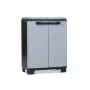 KETER Recycling Bin 240L Wheelie Bin Storage Shed Anthracite Grey
