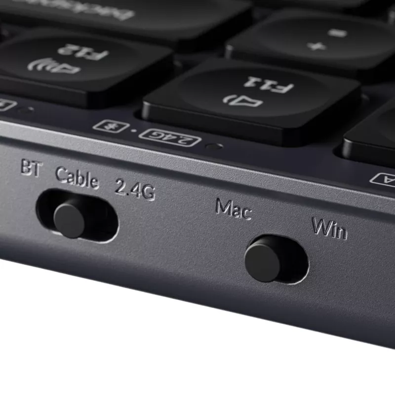 Keychron B1 Pro 75% išdėstymo belaidė klaviatūra ir pelė - Space Grey