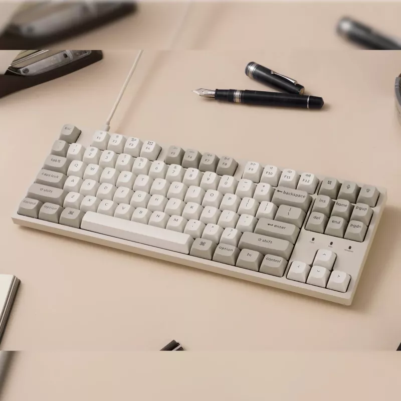 Keychron C1 Pro 8K 80% Super Red Hot-swappable RGB laidinis mechaninis klaviatūra