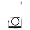Keychron Coiled Aviator kabelis - juodas/tiesus