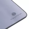 Keychron DM-13 pilkas 800x300 mm stalo kilimėlis - smulkaus audimo audinys, neslystanti guminė bazė