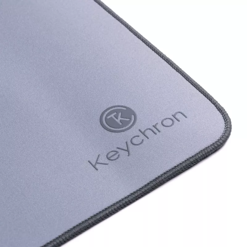 Keychron DM-13 pilkas 800x300 mm stalo kilimėlis - smulkaus audimo audinys, neslystanti guminė bazė