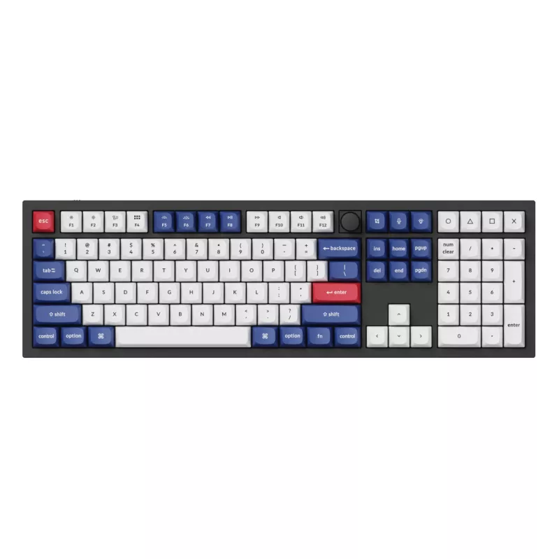 Keychron Double-Shot PBT OSA klavišų rinkinys – mėlyna ir balta | 137 klavišai | MX stiliaus | ANSI US