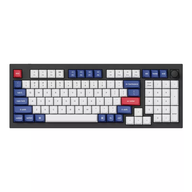 Keychron Double-Shot PBT OSA klavišų rinkinys – mėlyna ir balta | 137 klavišai | MX stiliaus | ANSI US