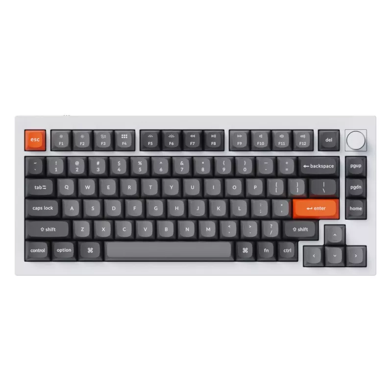 Keychron Double-Shot PBT OSA klavišų rinkinys – pilkas (142 klavišai, MX suderinamas)