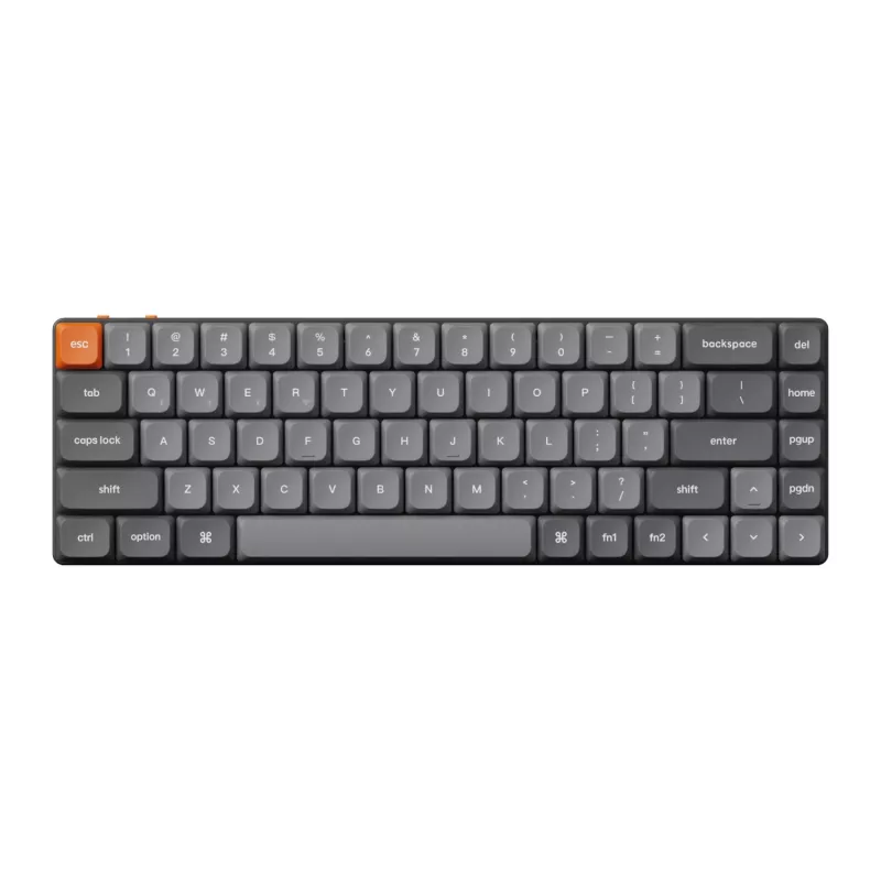 Keychron K7 Max QMK/VIA 65% belaidė programuojama mechaninė klaviatūra | rudi jungikliai
